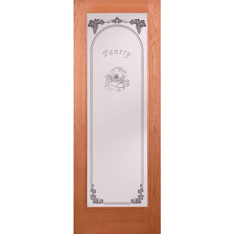Pantry Woodgrain 1 Lite Unfinished Oak Interior Door Slab