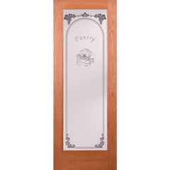 Pantry Woodgrain 1 Lite Unfinished Oak Interior Door Slab