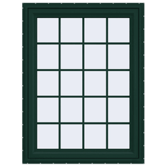 V-4500 Series Left-Hand Casement Vinyl Window with Grids