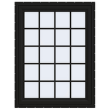 V-4500 Series Left-Hand Casement Vinyl Window with Grids